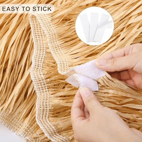 Dark Straw 6 Pack Luau Grass Table Skirt 108x30 Inch Hawaiian Party Decor