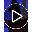 Spellbound Witch Hanging Halloween Decor - 72 Inch Green Face Light-Up Ghost with Sound Activation