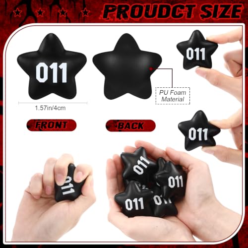 Jenaai 24 Pcs Strange Themed Stress Relief Balls