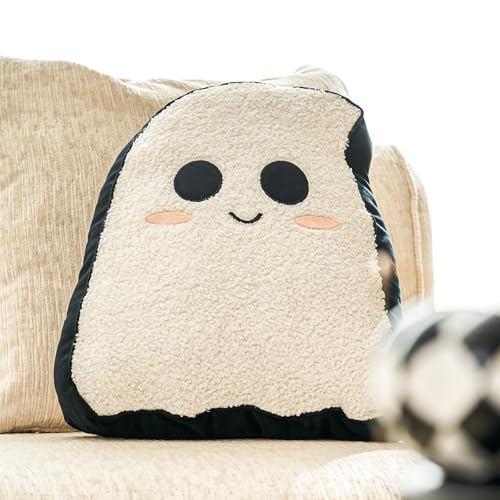 Ghost Shaped Halloween Pillow - Wondrous Spooky Home Decor Cushion