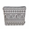African Aztec Makeup Bag - 9 x 7.1 Inch Travel Cosmetic Organizer for Women