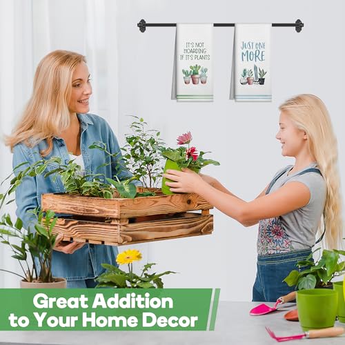 Plant Lover Gift Kitchen Towels Set - Plant Lady Mom Variation 1