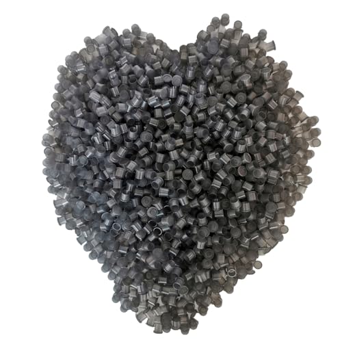 Black Tattoo Ink Caps for Tattooing 11x10mm - 1800pcs Plastic Ink Cups with Base