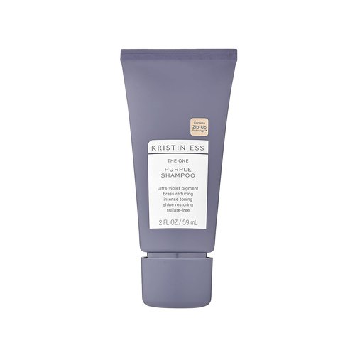Kristin Ess Hair The One Purple Shampoo - Mini Travel Size for Blonde Hair | Neutralizes Brass & Restores Shine