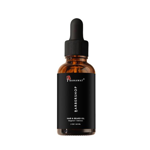 BAHAWAT Beard Oil -Premium Beard Oil Conditioner & Softener - Barbershop scent- Eliminates Beard Itch, Promote a Healthy, Full Beard, Natural Ingredients, 2 ounce.