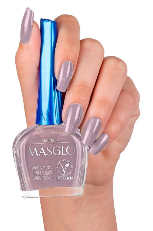 MASGLO Tradicional – Set of 4 Nail Polishes 13-Free Formula, Up to 7 Days of Wear, High-Coverage & Glossy Finish, Vegan – (0.5 oz Each)