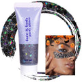 Boko 50ML Body Glitter Gel - Black Halloween Chunky Glitter, Variation 14