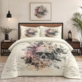 Gothic King Comforter Set - All Season Microfiber Bedding with Vibrant Digital Print - Multi 8