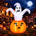 4FT Halloween Inflatable Ghost in Pumpkin Outdoor Decoration with Lights