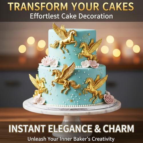 Unicorn Silicone Mold for Cake Decorating - Fly Hores Z362