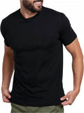 INTO THE AM Men's T-Shirts - Soft Cotton Blend Crew Neck Tee | Athletic Fit Casual Wear S-4XL