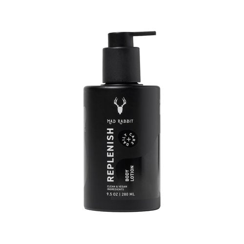 Mad Rabbit Replenish Tattoo Body Lotion - Fragrance-Free Lotion, Non-Greasy & Silicone-Free, Clean Ingredients, Lightweight for Daily Use (9.5 Ounce)