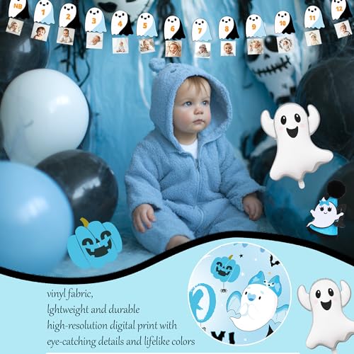 First Birthday Halloween Party Decorations Set for Boys - Balloons Banners & Backdrop