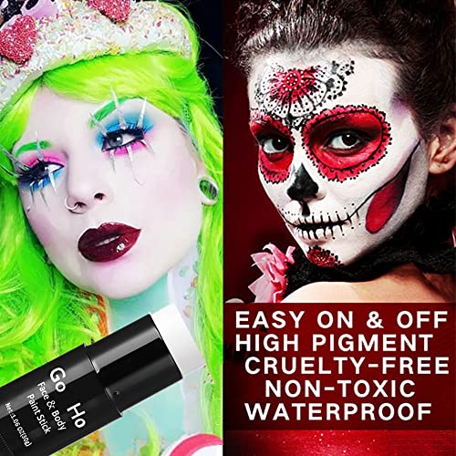 White Face Paint Stick - Blendable Waterproof Halloween Makeup - 1.06 oz
