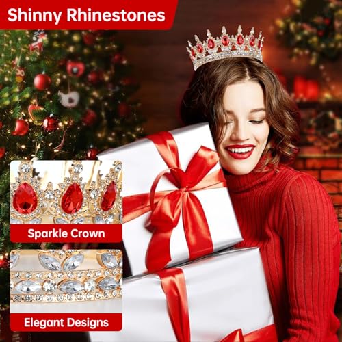 Women’s Queen Tiara Crown for Wedding Party Birthday Decorations