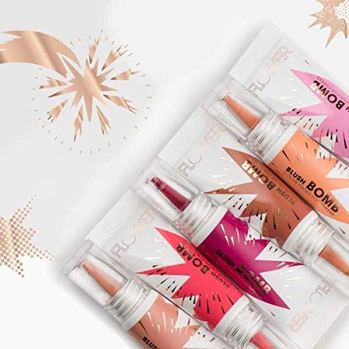 FLOWER Beauty Liquid Blush - Silky Gel Cream for Cheeks | Buildable Radiant Finish - Vegan (Bubbly)