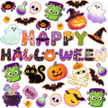 Halloween Bulletin Board Decorations Set - 62 Pcs Classroom Halloween Decor - Variation: Halloween