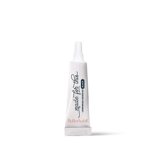 FlutterHabit Made for This Adhesive (3mL), Mini Lash Glue for Eyelash Extensions, All Day Hold for Lash Clusters, Long-Lasting All-in-One Glue for Effortless Application and Secure Wear