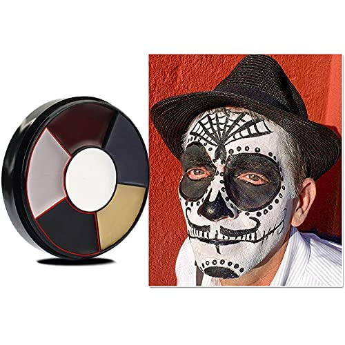 SFX Makeup Kit with Liquid Latex, Scar Wax, Face & Body Paint, Blood & Tools - Set D