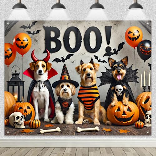 Halloween Backdrop Banner Pet Costume Scene 8x6ft - Variation of THIS listing #8