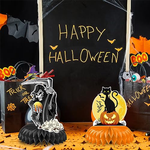 Halloween Honeycomb Centerpieces 9 Pcs Spooky Table Decor Party Supplies