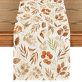 Artoid Mode 13x120 Inch Fall Table Runner Beige Polyester Home Decor