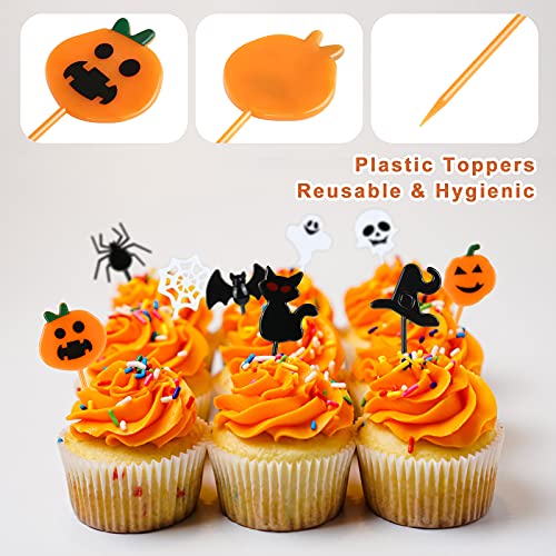 Halloween Toothpicks 100 Pcs Food Picks Cupcake Toppers Party Decor