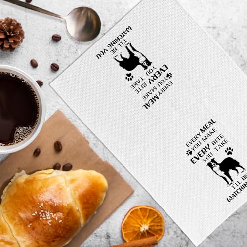 Border Collie Kitchen Hand Towels - Border Variation Dog Lover Gift 16x24 Inches