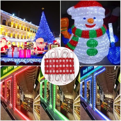 Red LED Module Lights 1.5W 12V for Storefront Advertising Christmas Signs - 400PCS