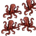 4Pcs Octopus Foil Balloons for Pirate Ocean & Halloween Party Decor