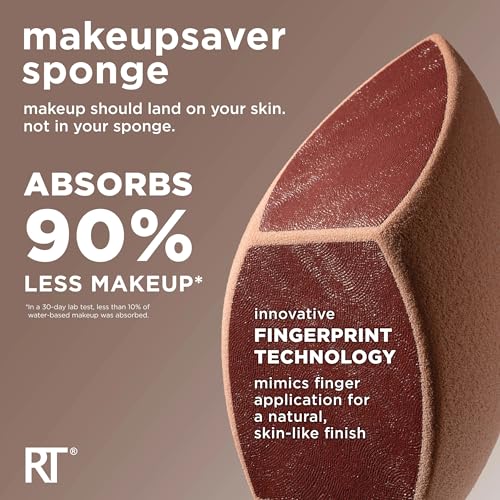 Makeup Blender Sponge - Reduce Waste & Provide Natural Finish - 1 Count