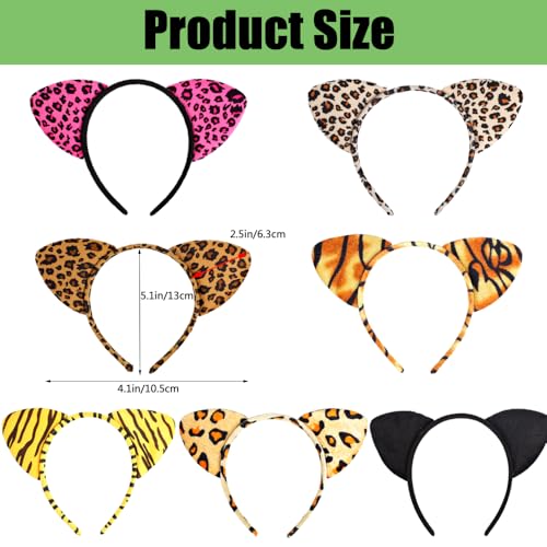 14-Pack Cat Ears Headbands Halloween Costume Accessories for Women