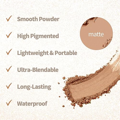 Mini Matte Eyeshadow Palette - 9 Colors, High Pigment, Waterproof & Long Lasting - Milk Tea Variation
