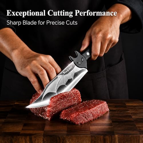 Gothic Bat Kitchen Knife - Stainless Steel Blade for Halloween & Dark Aesthetic Cooking