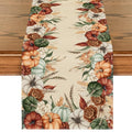 Artoid Mode 210 GSM Fall Table Runner 13x90 Inch Beige Home Decor