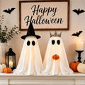Light-Up Ghost Halloween Decorations - 2 Pack Indoor Spooky & Cute Decor