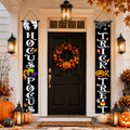 Halloween Door Banner Set - Outdoor Trick or Treat Decorations, 2 Pieces