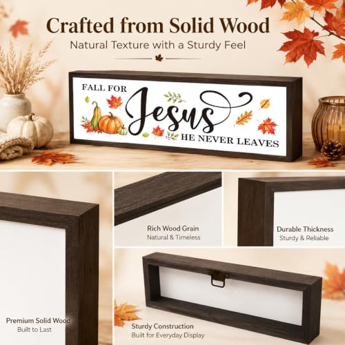 Fall Wooden Sign Faith Decor Pumpkin Harvest Halloween - Fall 10