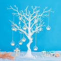 White Artificial Tree Centerpiece for Weddings and Parties - 2.5ft with 10 Branches - Easy Assembly
