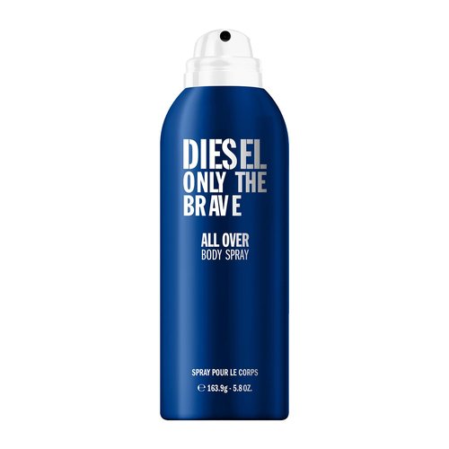 Diesel Only The Brave Body Spray for Men - Fougere Scent with Lemon, Rosemary & Ambery Wood | 6.8 Fl. Oz.