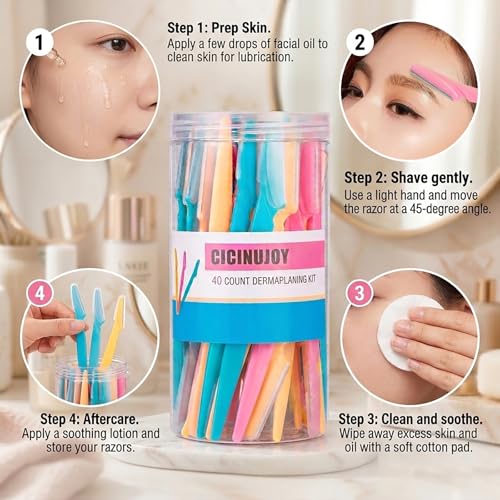 Facial Eyebrow Razor - Precision Hair Removal Tool Multicolor