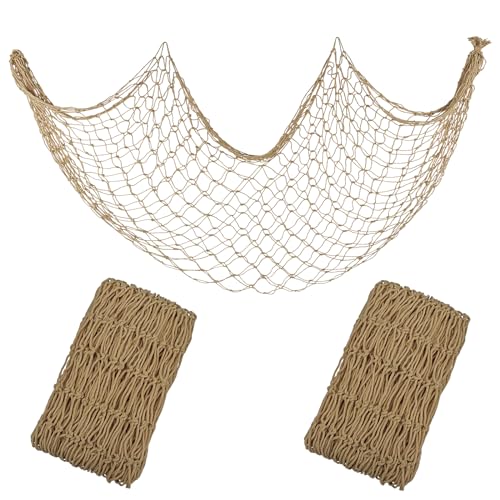 Large Caramel Fish Net Decor 5x10 ft - Nautical Party & Wall Decoration - Variation of THIS listing