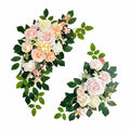 Odouzy Light Pink Wedding Arch Flowers Pack of 2 Artificial Garland Wedding Decor