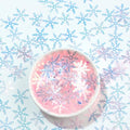 Snowflake Confetti 500pcs Winter Snowflake Xmas Sequins Party Table Decor - Pink 2