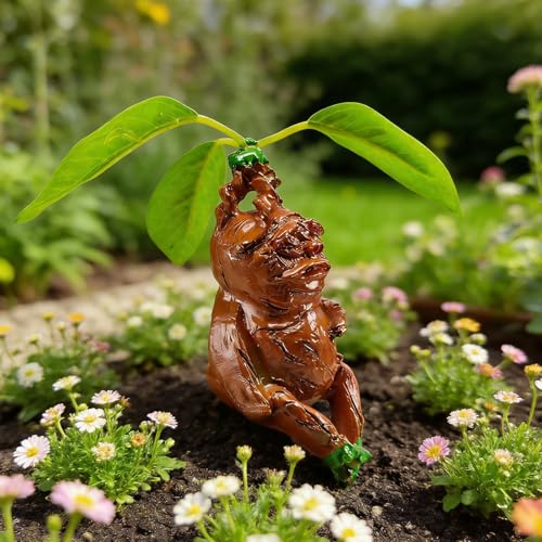 Mandrake Resin Statue Figurine for Garden & Indoor Decor - Mythical Plant Gift