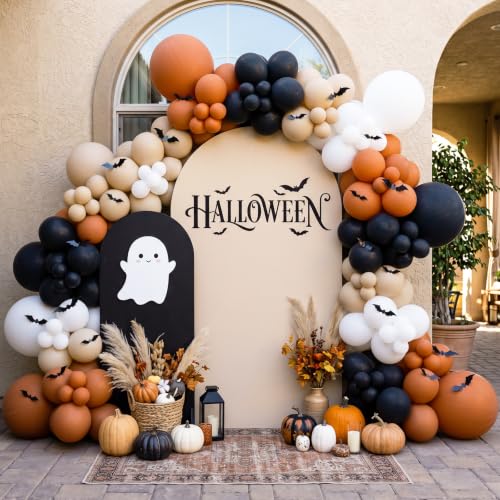 Burnt Orange Balloon Set - 129pcs Latex Balloon Kit for Parties, Weddings & Fall Decor - Variation: Burnt Orange / 1