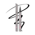 CHARMACY Liquid Eyeliner - Waterproof Intense Black Pen with Ultra Fine Tip | Long Lasting & Smudge Proof, 0.6ml