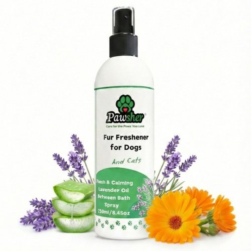 Lavender Dog Perfume Spray - Long-Lasting Cologne & Deodorizer for Dogs & Cats | Gentle Grooming Freshener - 8.45 oz