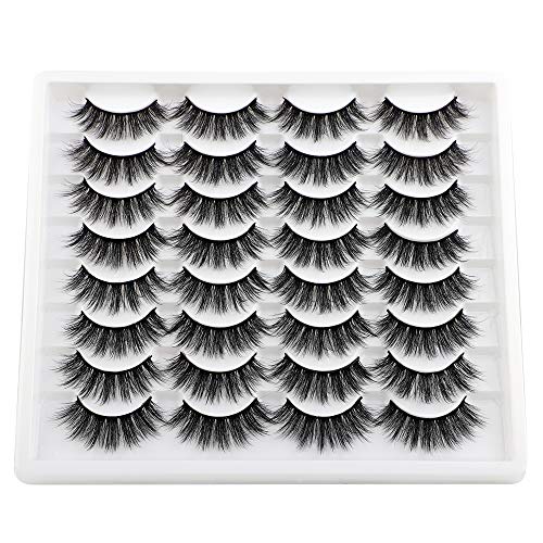 False Eyelashes Fluffy Volume 3D Faux Mink Pack - Natural & Reusable