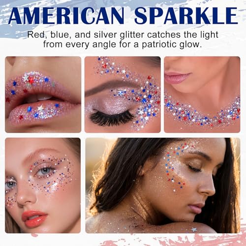 Multi-Purpose Face & Body Glitter Stick - High Pigment, Sweatproof Festival Makeup